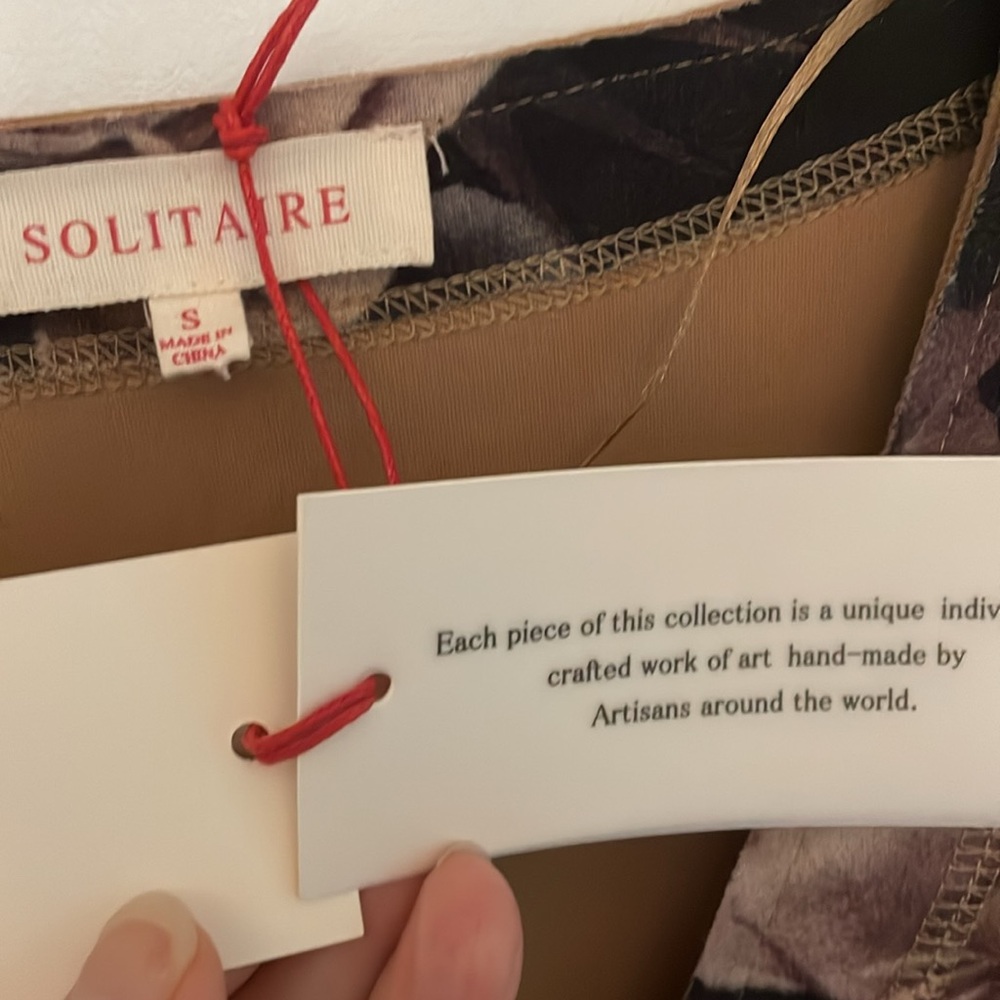 Anthropologie Solitaire Faux Suede Black, Gray, Mauve Open Duster Jacket XS NWT - Picture 11 of 15